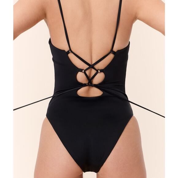 Andie Swim The Cabarete One Piece in Black M NWT - Picture 3 of 6